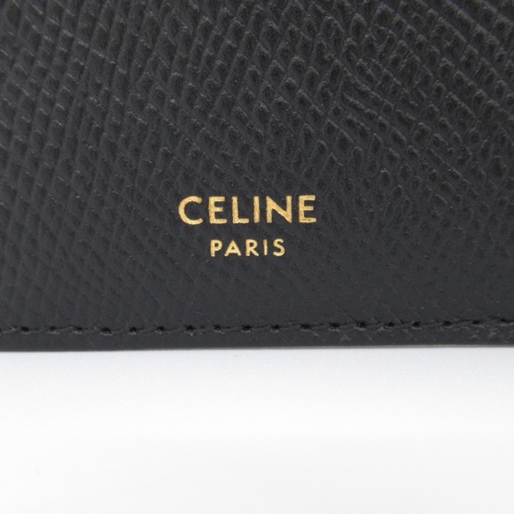Celine Fragment Case Card Case Accessory Leather Black - Picture 5 of 8